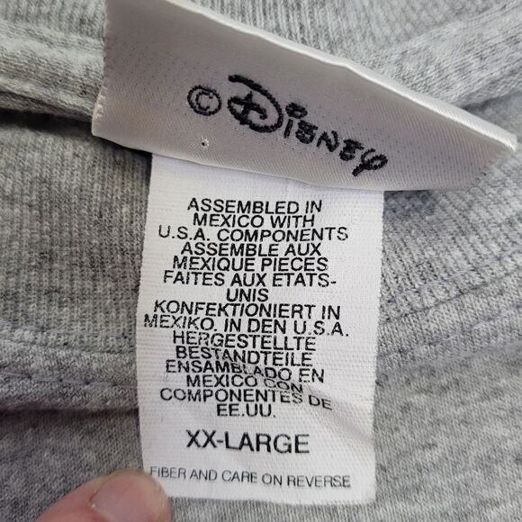 VINTAGE 90s Walt Disney World 100 years of magic Epcot hat gray T-shirt XXL - Picture 7 of 9